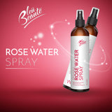ROSE WATER - 100% Pure Facial Toner and cleanser with a Floral Scent ( 4 Oz sprayer) (*)