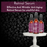 Retinol Serum (2.5%) -High potency anti-aging moisturizing serum  -  for spots and wrinkles ( 2 OZ) (*)